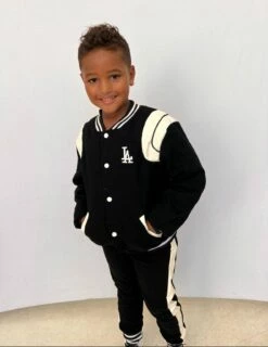 LA Bomber Joggers Set -Clothing Shop la bomber joggers set lola the boys 29177268469862