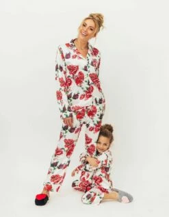 Women’s Rose Garden Silk Lounge Set