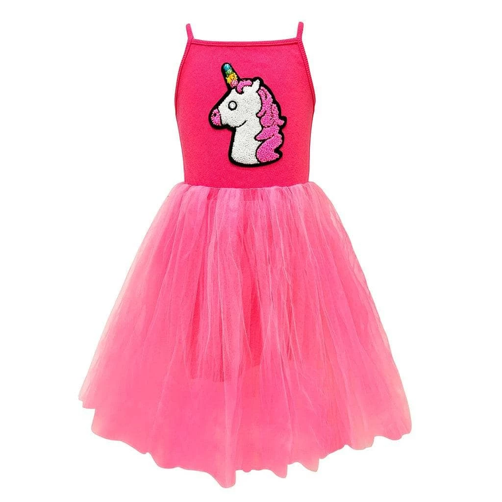 Hot Pink Unicorn Tutu Dress 2 Hot Pink Unicorn Tutu Dress - Image 2