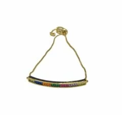 Multi Color Gems Bracelet