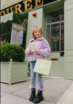 Lavender Sky Faux Fur -Clothing Shop outerwear lavender sky faux fur lola the boys 29668928127078