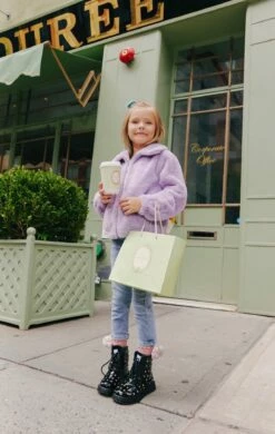 Lavender Sky Faux Fur -Clothing Shop outerwear lavender sky faux fur lola the boys 29668928159846