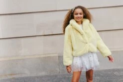 Little Miss Sunshine Faux Fur Jacket 12 Little Miss Sunshine Faux Fur Jacket -Clothing Shop outerwear little miss sunshine faux fur jacket lola the boys 29649689116774