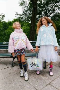 Sky Unicorn Faux Fur Coat -Clothing Shop outerwear sky unicorn faux fur coat lola the boys 29648527884390