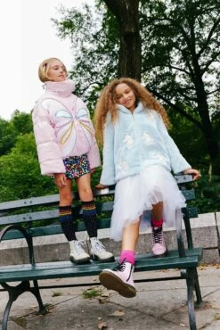 Sky Unicorn Faux Fur Coat -Clothing Shop outerwear sky unicorn faux fur coat lola the boys 29648527949926