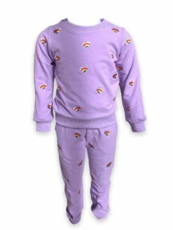 Rainbow Heart Patch Set -Clothing Shop patch rainbow set lola the boys 29033002205286