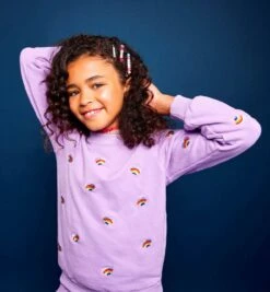 Rainbow Heart Patch Set -Clothing Shop rainbow heart patch set lola the boys 29068324208742