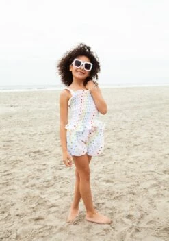 Rainbow Hearts Tank Shorts Set -Clothing Shop rainbow hearts tank shorts set lola the boys 29590504341606