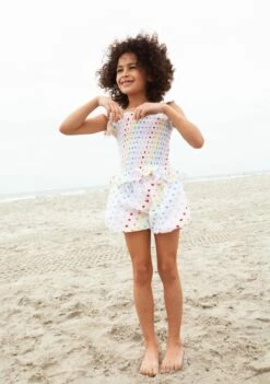 Rainbow Hearts Tank Shorts Set -Clothing Shop rainbow hearts tank shorts set lola the boys 29590504472678