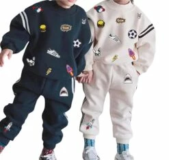 Varsity Patch Jogger Set -Clothing Shop set varsity patch jogger set lola the boys 28621119946854