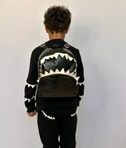 Shark Chomp Mini Backpack -Clothing Shop shark chomp mini backpack lola the boys 29238725083238