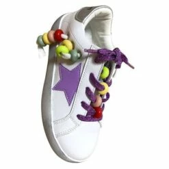 Star Girl Rainbow Beaded Sneaker -Clothing Shop shoes star girl rainbow beaded sneaker lola the boys 28655198896230