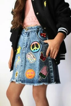 Clothing Shop 23 All About The Patch Denim Skirt