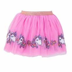 Pink Sequin Unicorn And Hearts Tutu