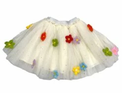 Rainbow Daisy Puff Tutu -Clothing Shop skirts rainbow daisy puff tutu lola the boys 28677709037670