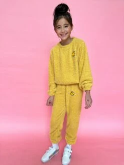 Sunshine Smile Patch Fuzzy Set -Clothing Shop sunshine smile patch fuzzy set lola the boys 29400579670118