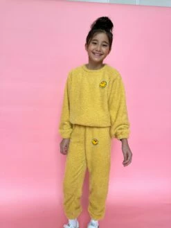 Sunshine Smile Patch Fuzzy Set -Clothing Shop sunshine smile patch fuzzy set lola the boys 29400580620390
