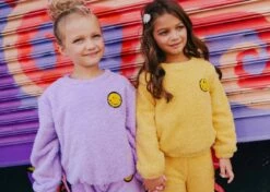 Sunshine Smile Patch Fuzzy Set -Clothing Shop sunshine smile patch fuzzy set lola the boys 29686609772646