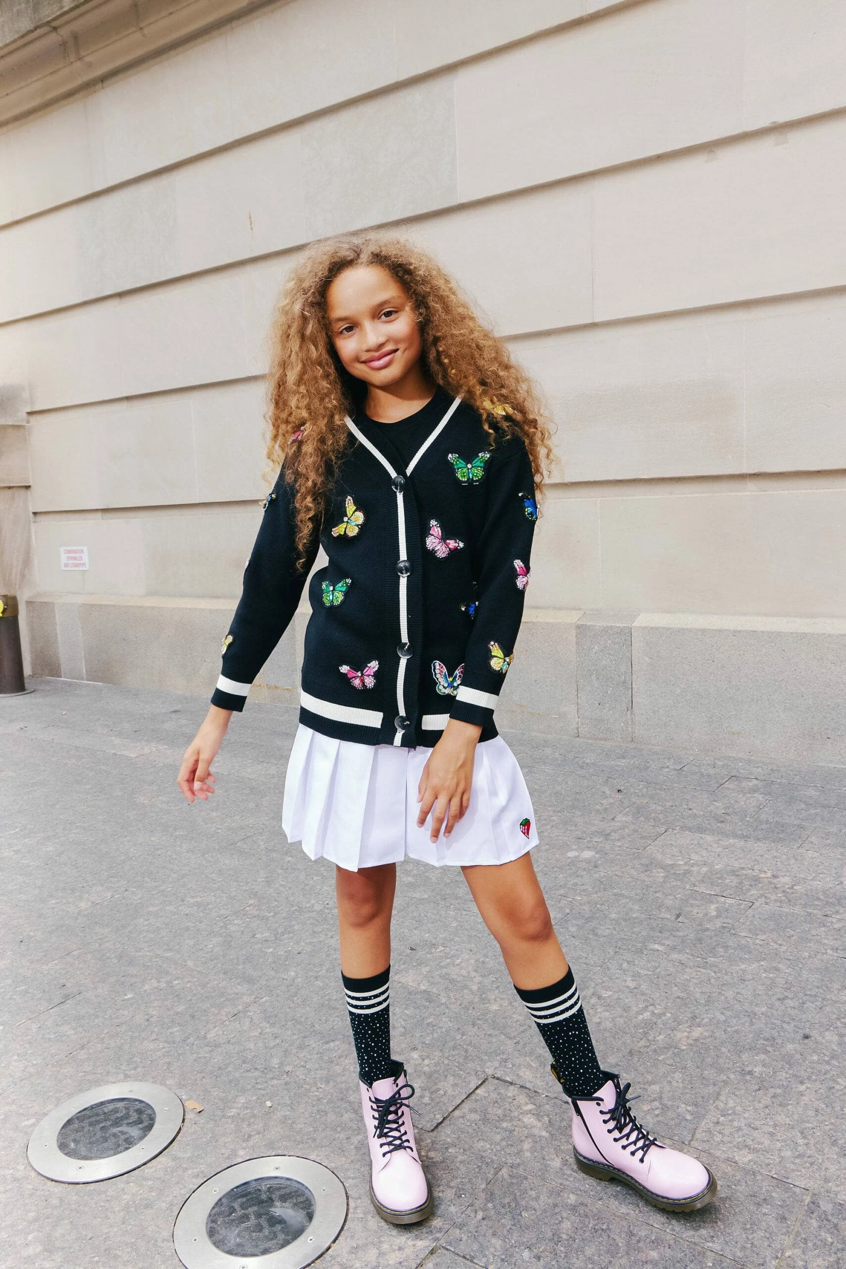 Butterfly Patch Cardigan 2 Butterfly Patch Cardigan - Image 2