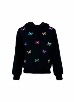 Gem Butterfly Hoodie -Clothing Shop sweaters sweatshirts gem butterfly hoodie lola the boys 29644964102246