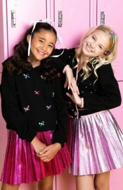 Gem Butterfly Hoodie -Clothing Shop sweaters sweatshirts gem butterfly hoodie lola the boys 29659832385638