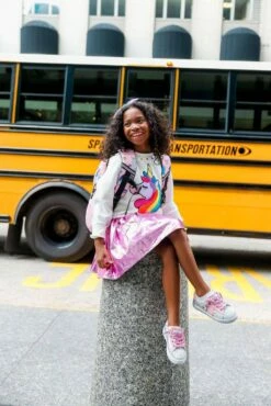 Happy Rainbow Unicorn Sweatshirt -Clothing Shop sweaters sweatshirts happy rainbow unicorn sweatshirt lola the boys 28325968543846