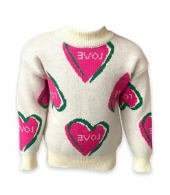 I Love You Sweater -Clothing Shop sweaters sweatshirts i love you sweater lola the boys 29430599614566