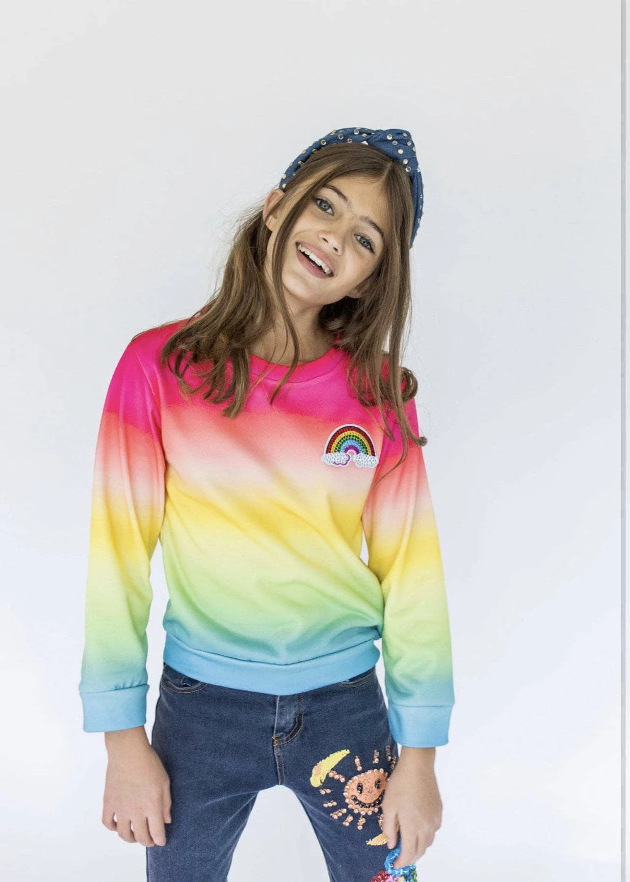 Rainbow Ombre Sweatshirt 1 Rainbow Ombre Sweatshirt