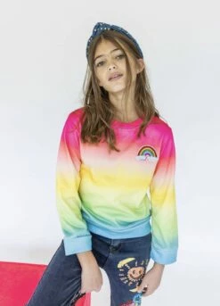 Rainbow Ombre Sweatshirt 11 Rainbow Ombre Sweatshirt -Clothing Shop sweaters sweatshirts rainbow ombre sweatshirt lola the boys 28491420991590