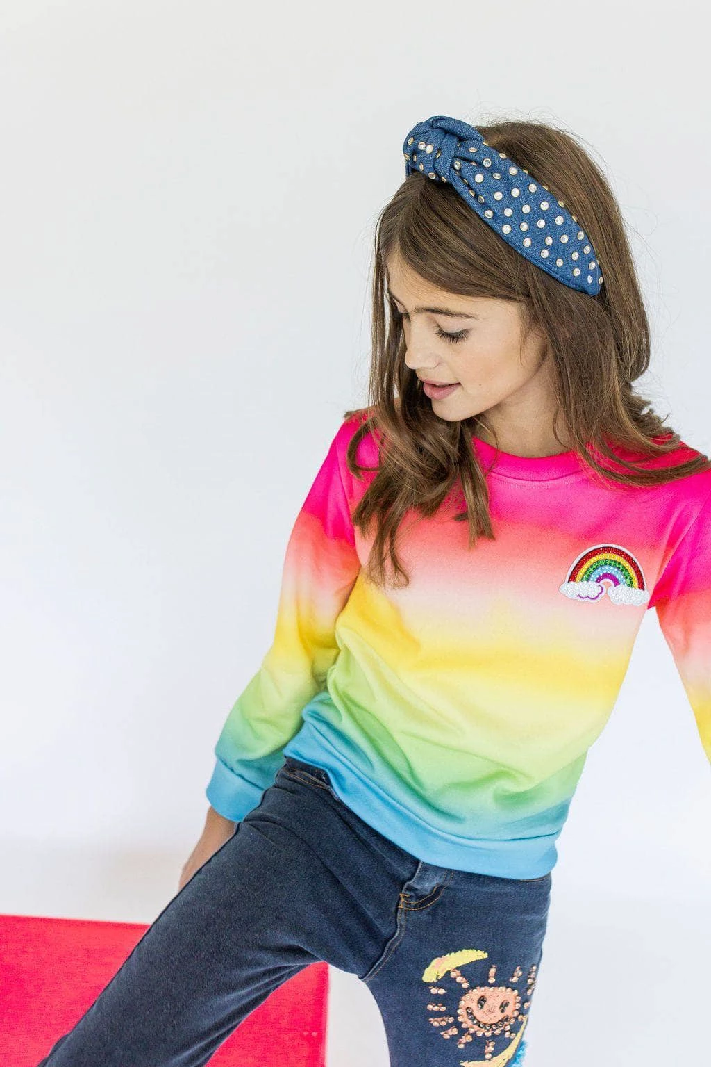 Rainbow Ombre Sweatshirt 3 Rainbow Ombre Sweatshirt - Image 3