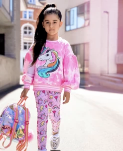 Rainbow Unicorn Strawberry Swirl Sweatshirt