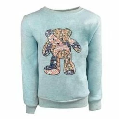Sky Blue Teddy Sweatshirt