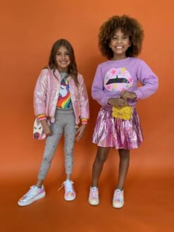 Star Lips Sweatshirt -Clothing Shop sweaters sweatshirts star lips lavender sweatshirt lola the boys 28434304696422