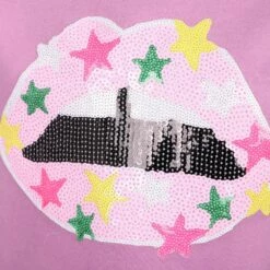 Star Lips Sweatshirt -Clothing Shop sweaters sweatshirts star lips sweatshirt lola the boys 29618982420582