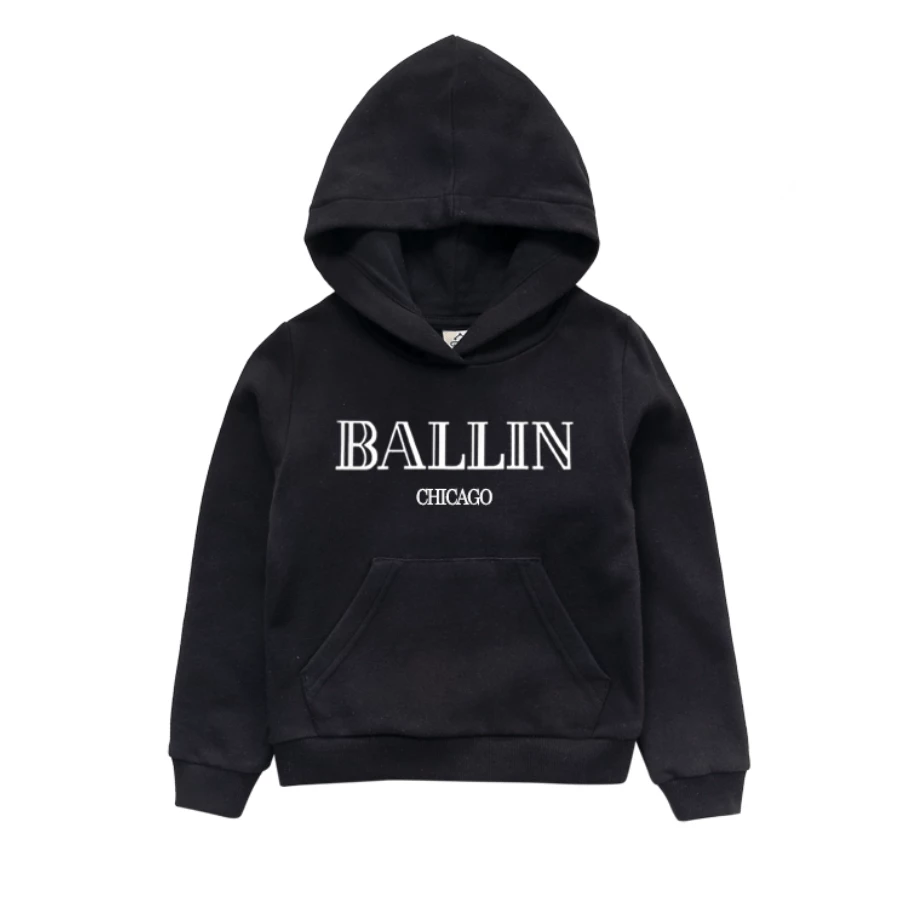 Women's Ballin Chicago Hoodie 2 Women's Ballin Chicago Hoodie - Image 2