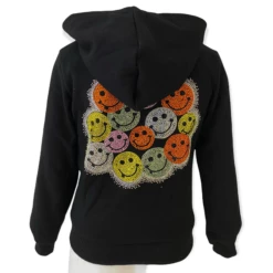 All Smiles Crystal Hoodie -Clothing Shop sweatshirt all smiles crystal hoodie lola the boys 28474114736230