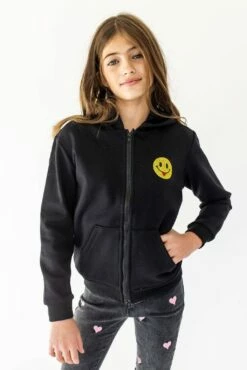 All Smiles Crystal Hoodie -Clothing Shop sweatshirt all smiles crystal hoodie lola the boys 28492090146918