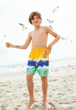 Cool Patch Tie Dye Swim Shorts -Clothing Shop swimwear cool patch tie dye swim shorts lola the boys 29589817065574