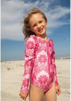 Pink Palm Rash Guard