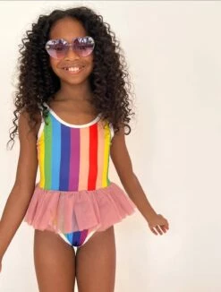 Rainbow Tutu Swimsuit -Clothing Shop swimwear rainbow tutu swimsuit lola the boys 28894922014822