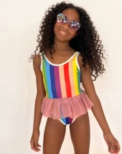 Rainbow Tutu Swimsuit