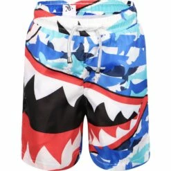 Shark Bite Swim Trunks -Clothing Shop swimwear shark bite swim trunks lola the boys 29619065421926