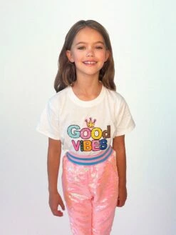 Good Vibes Neon Tee -Clothing Shop tees good vibes neon tee lola the boys 28182533996646