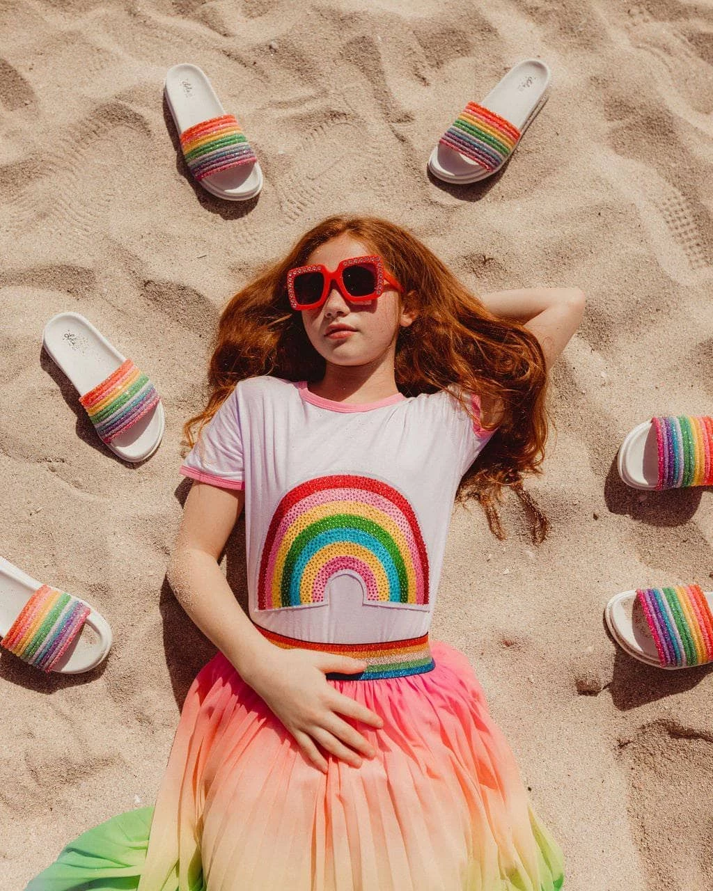 Happy Rainbow Crystal Patch T-Shirt 3 Happy Rainbow Crystal Patch T-Shirt - Image 3