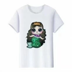 LED Doll Mermaid Eyes Tee -Clothing Shop tees led doll mermaid eyes tee lola the boys 28274465505382