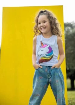 Sequin Rainbow Unicorn Tank
