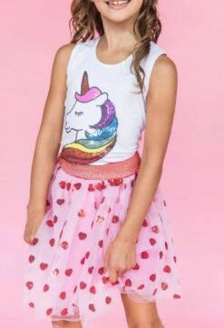 Sequin Rainbow Unicorn Tank -Clothing Shop tees sequin rainbow unicorn tank lola the boys 28760724078694