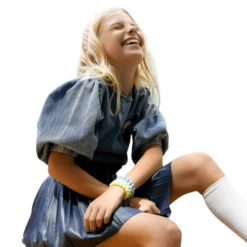 Rainbow Puff Sleeve Shirt