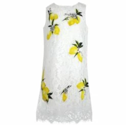 Women’s Crystal Lemon Lace Dress -Clothing Shop women s crystal lemon lace dress lola the boys 29234399019110