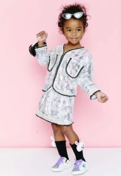 Women's Shimmer Sequin Houndstooth Set -Clothing Shop women s shimmer sequin houndstooth set lola the boys 29572304011366